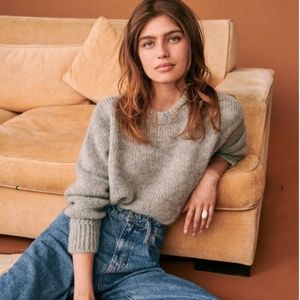 Sézane Chuck Jumper Sweater | Mottled Gray